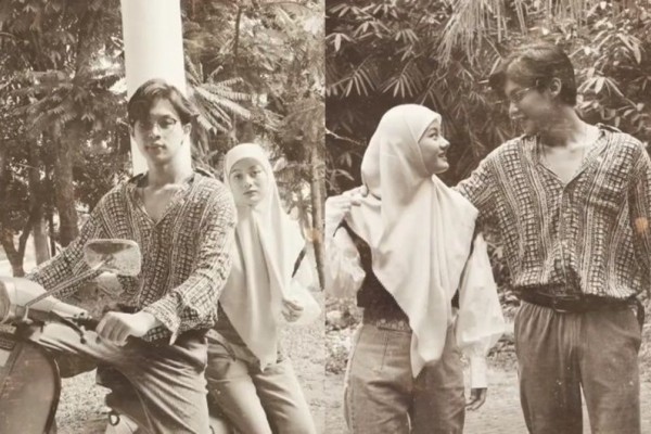 10 Potret Jadul Dinda Hauw dan Rey Mbayang yang Uwu Banget