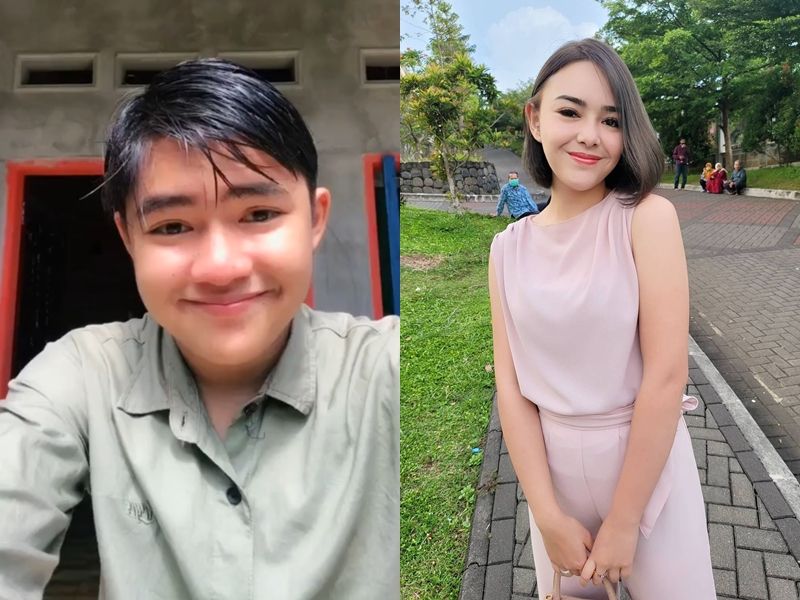 TikToker Cowok Ini Disebut Mirip Amanda Manopo, Kembaran yang Hilang?