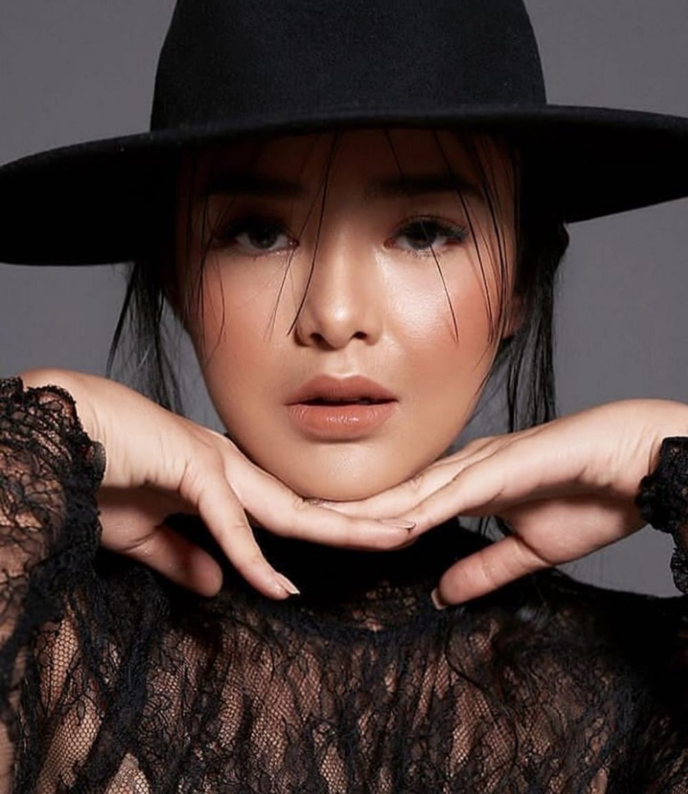 9 Pesona Amanda Manopo Busana Hitam, Auranya Bikin Kepincut