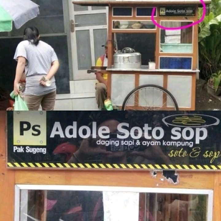 Bikin Ngakak, 10 Tempat Usaha Ini Pakai Nama Pelesetan Merek Terkenal