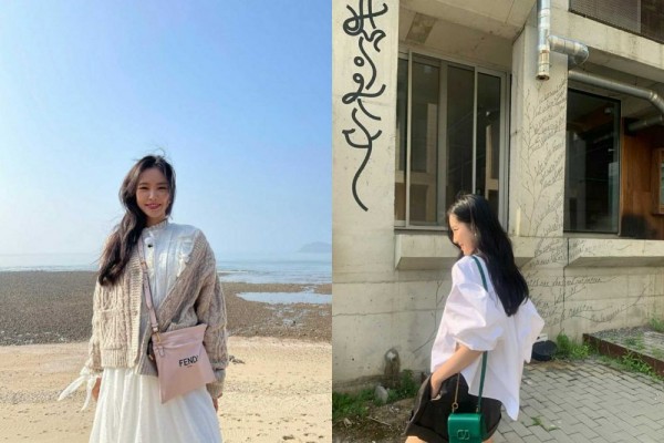 Simpel dan Trendi, 9 Potret Naeun Apink dalam Balutan Outfit Putih