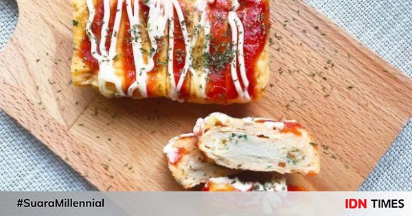 Resep kreasi dadar gulung saus asam manis
