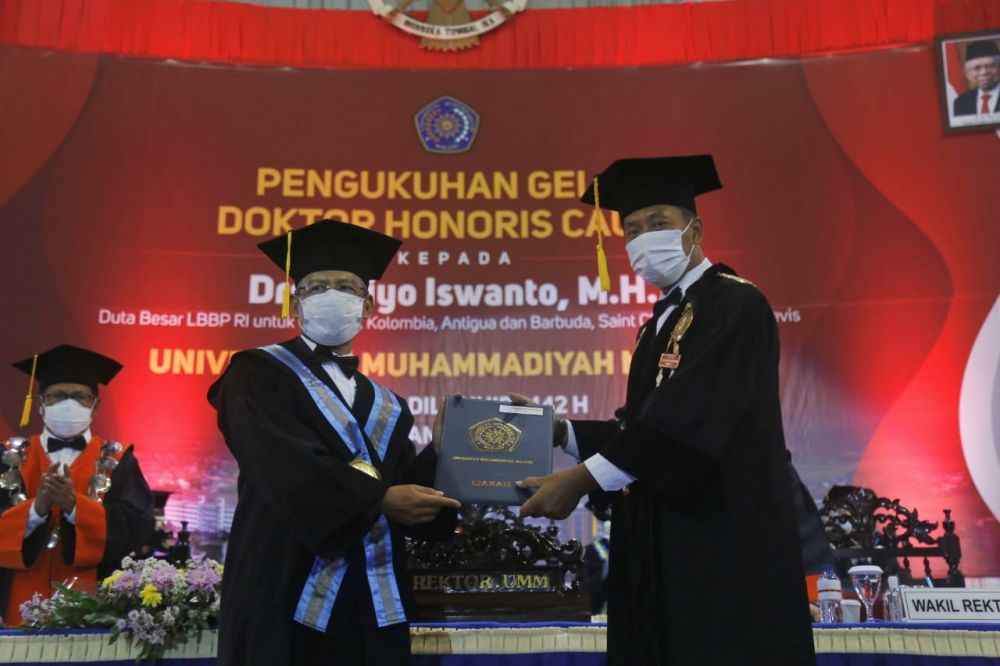 Dubes RI di Kolombia Mendapat Doktor Honoris Causa dari UMM