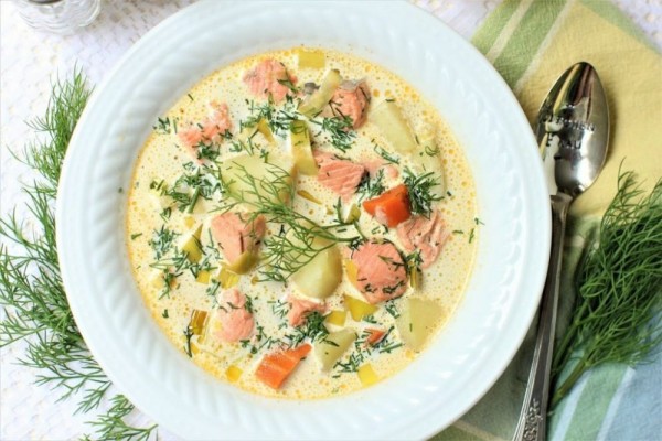 Resep Lohikeitto, Sup Berbahan Salmon Khas Negara Finlandia