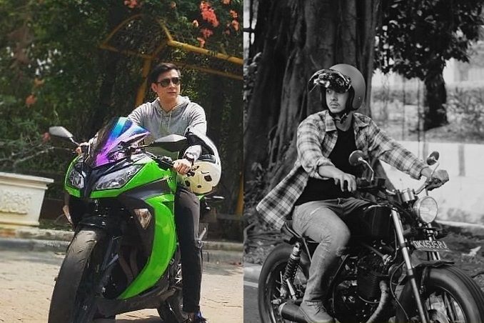 9 Pesona Arya Saloka dan Carlo Milk di Atas Motor, Andin Terpikat