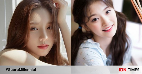 10 adu pesona heejin loona dan nagyung fromis_9