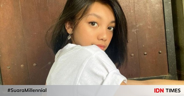 10 potret menawan naura dengan gaya rambut pendek