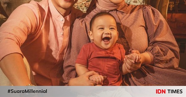 10 pemotretan keluarga rezky aditya dan citra kirana, athar gemas!