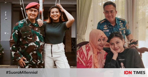 9 potret kebersamaan awkarin dengan ayah kolonel marinir