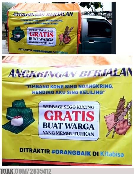 10 Potret Kocak Angkringan dan Warung Gak Biasa, Pembeli Auto Ngakak!