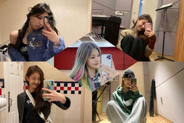 Ulang Tahun Debut Ke-2, Ini 9 Potret Mirror Selfie Para Member ITZY
