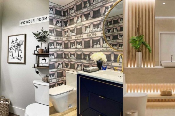 9 Ide Desain Powder Room yang Unik dan Nyaman