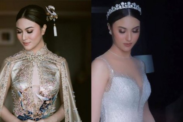 10 Gaya Cetar Marcella Daryanani dari Prewed hingga Naik Pelaminan