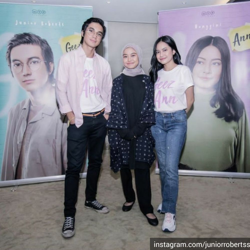 Potret Mesra Junior Roberts dan Hanggini pemeran Geez & Ann