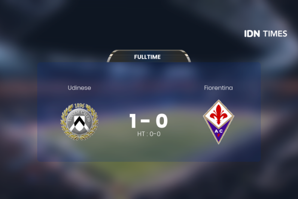 Secara Dramatis, Udinese Akhirnya Tumbangkan Fiorentina 1-0