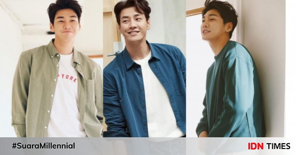 9 ide outfit kasual ala kim young kwang, cocok buat ngampus