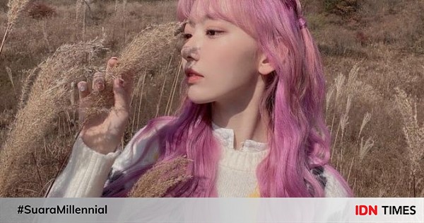 Potret side profile sakura iz*one yang memukau