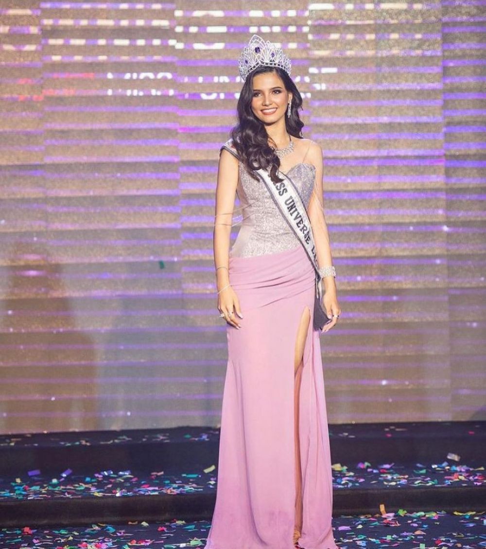 Potret Christina Lasasimma Miss Universe Laos 2020