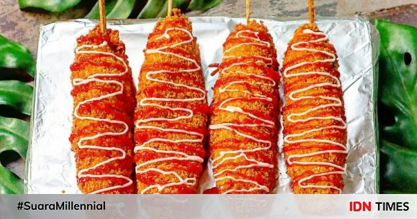 Resep Corn Dog Sosis Mozarella, Camilan Andalan Drama Korea