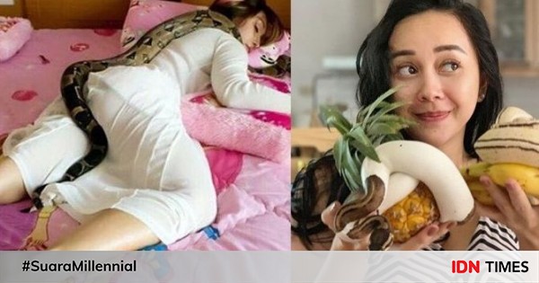 Gak ada gelinya, 9 potret aura kasih dan baby margaretha main ular