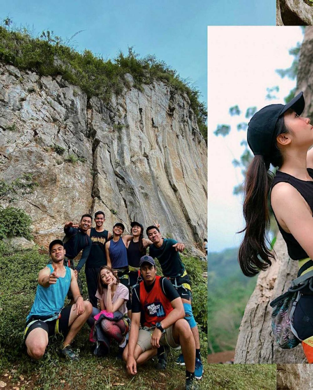 Climbing dan Menembak, 9 Potret Olahraga Kegemaran Febby Rastanty