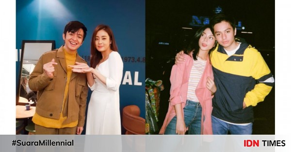 Dikenal mudah bergaul, 9 potret angga yunanda dengan artis wanita