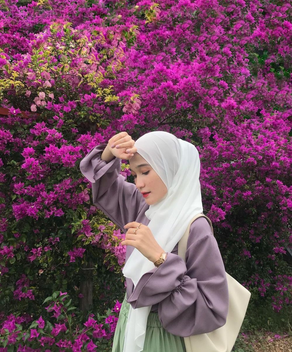 10 Inspirasi Outfit Lilac Ala Selebgram Cut Indah Sundari