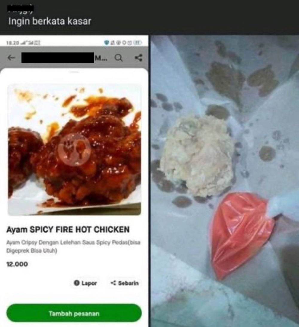 10 Makanan Dipesan Lewat Aplikasi Online, Tak Sesuai Ekspektasi!