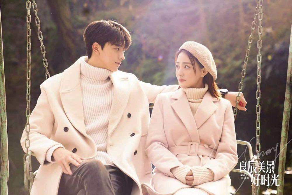 9 Potret Serasi Lin Yi dan Xu Lu di CDrama Love Scenery