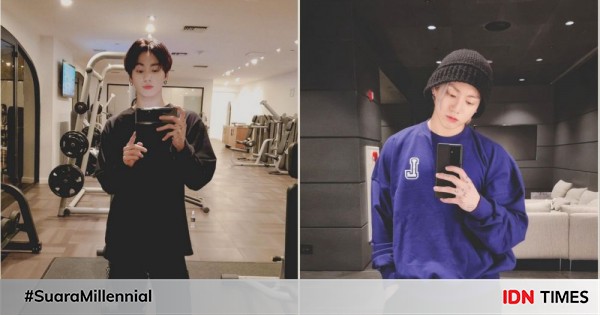 9 Potret Mirror Selfie Jungkook Bts Yang Kece Abis