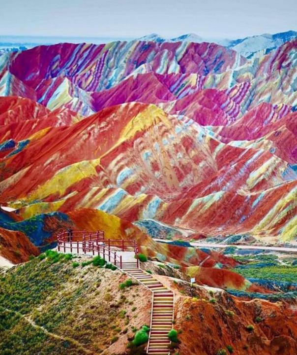 9 Pesona Menawan Zhangye Danxia, Surganya Wisata Alam di China