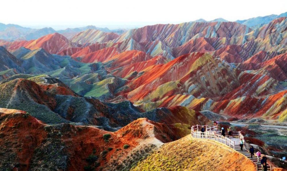 9 Pesona Menawan Zhangye Danxia, Surganya Wisata Alam di China