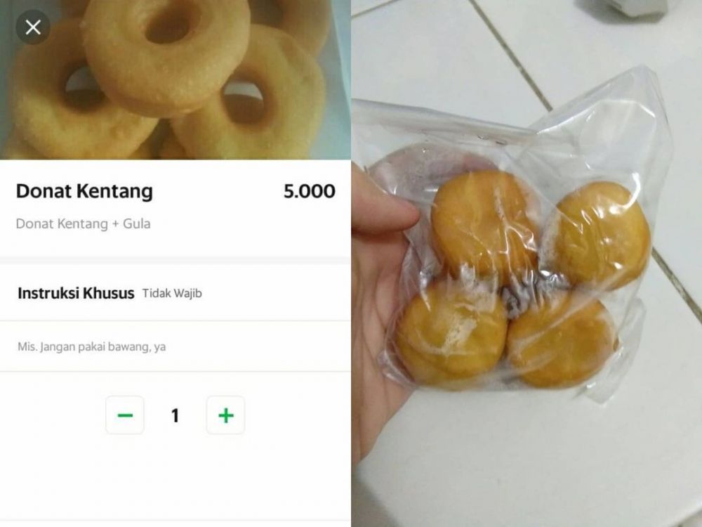 10 Makanan Dipesan Lewat Aplikasi Online, Tak Sesuai Ekspektasi!