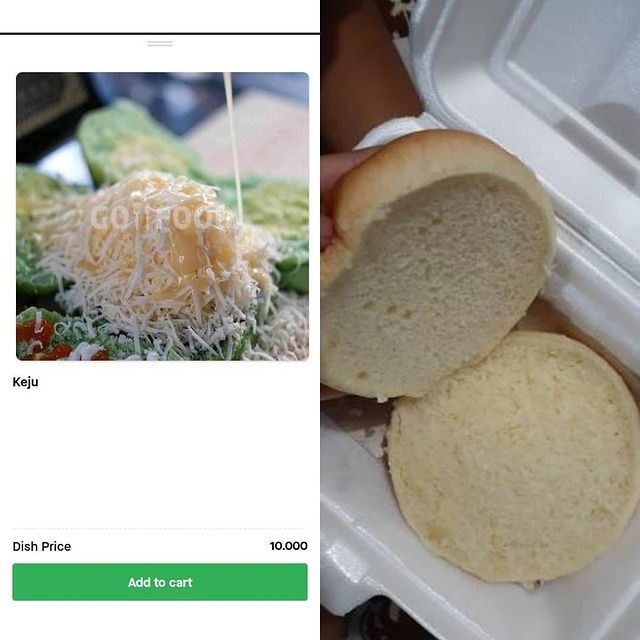 10 Makanan Dipesan Lewat Aplikasi Online, Tak Sesuai Ekspektasi!