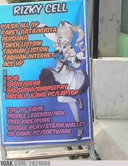 Bikin Ngakak, 10 Tulisan Konter Pulsa dan Listrik Ini Gak Lazim
