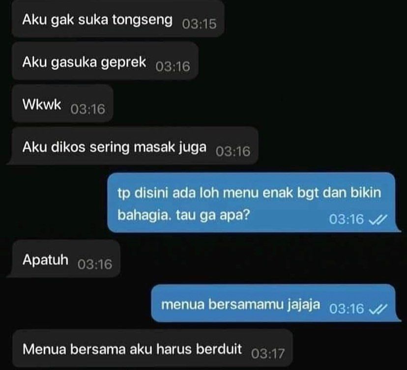 Kocak! 10 Chat Cinta Ditolak Ini Nyelekit, Auto Kena Mental, deh!