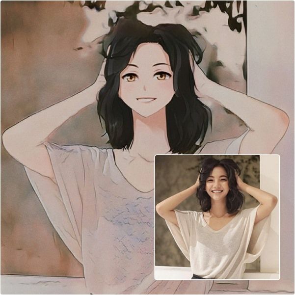 Imutnya Overload! 9 Potret Glenca Chysara Jika Dibuat Versi Anime