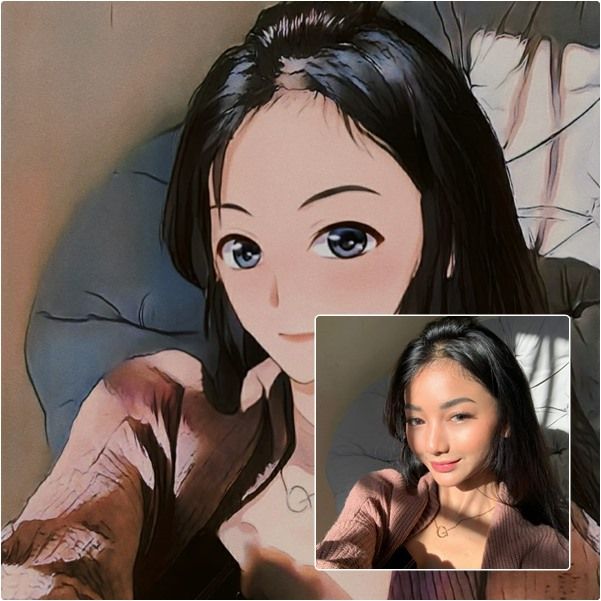 Imutnya Overload! 9 Potret Glenca Chysara Jika Dibuat Versi Anime