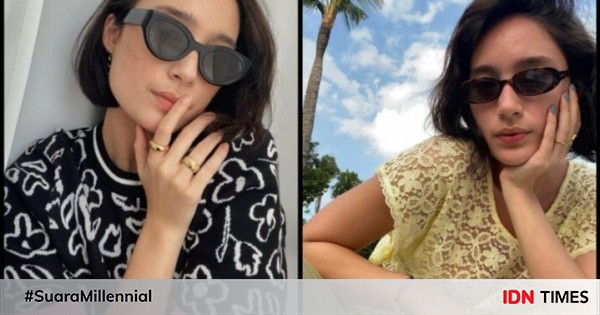 10 pesona memikat tatjana saphira saat pakai kacamata