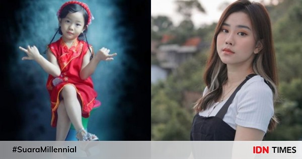 10 potret masa kecil jessica jane yang curi perhatian