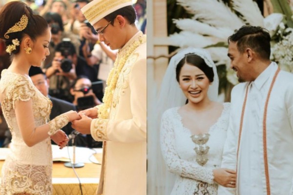 Ada yang Dipisah Ajal, 10 Potret Kenangan Momen Pernikahan Artis