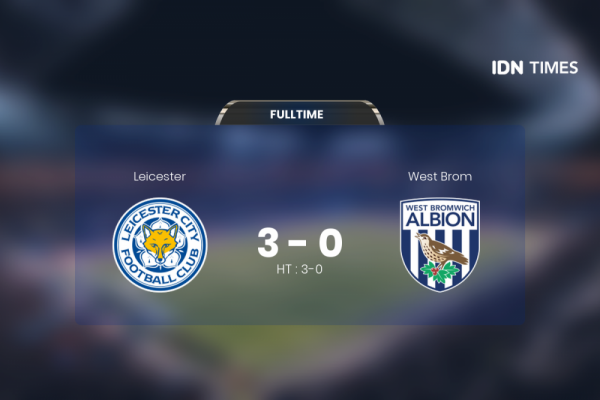 Secara Dramatis, Leicester Akhirnya Tumbangkan West Brom 3-0