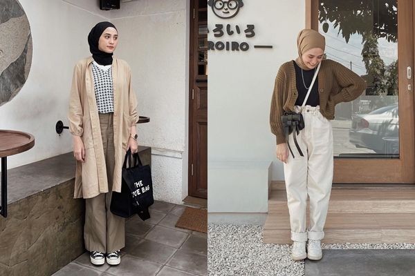 12 Inspirasi Outer ala Helmi Nursifah, Siap Tampil Chic dan Kekinian!
