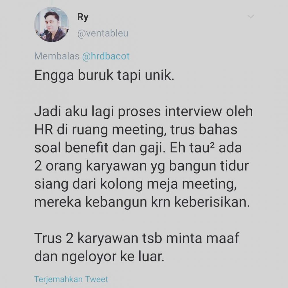 Pengalaman Interview