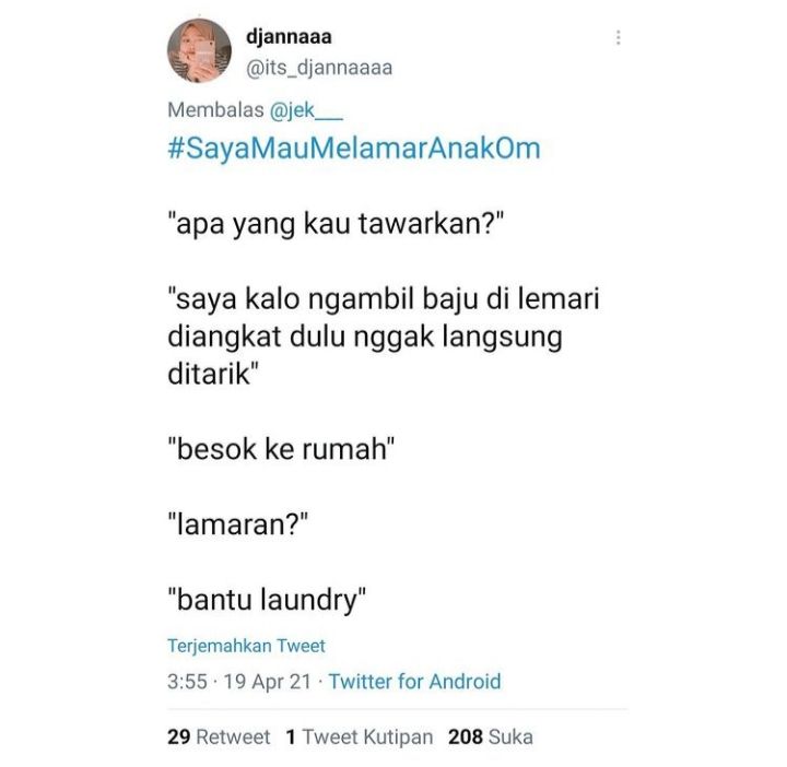 Mau melamar anak om