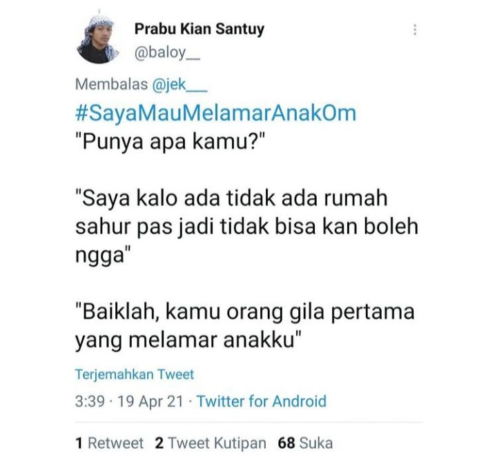 Mau melamar anak om