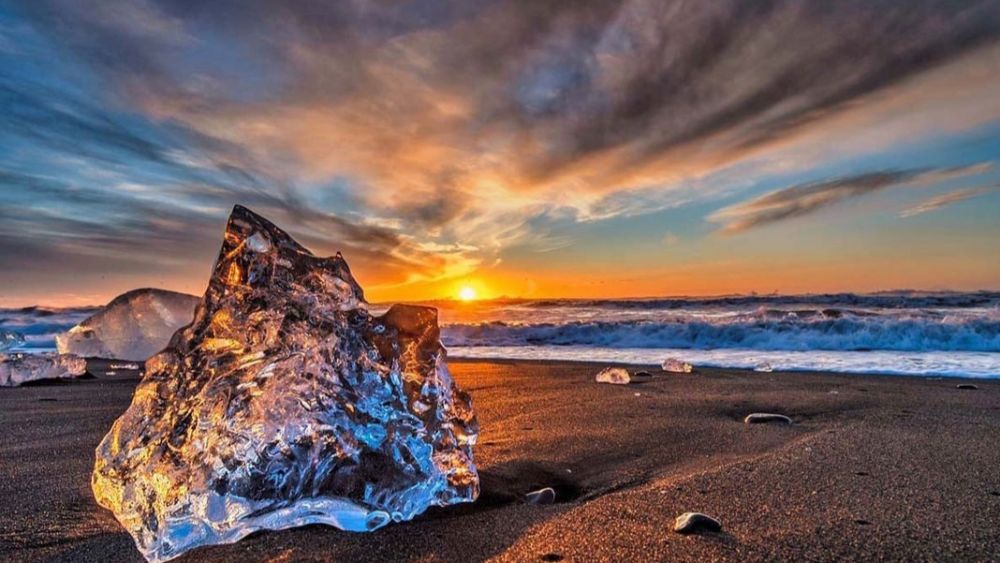 9 Pesona Diamond Beach di Islandia, Bikin Susah Move On!