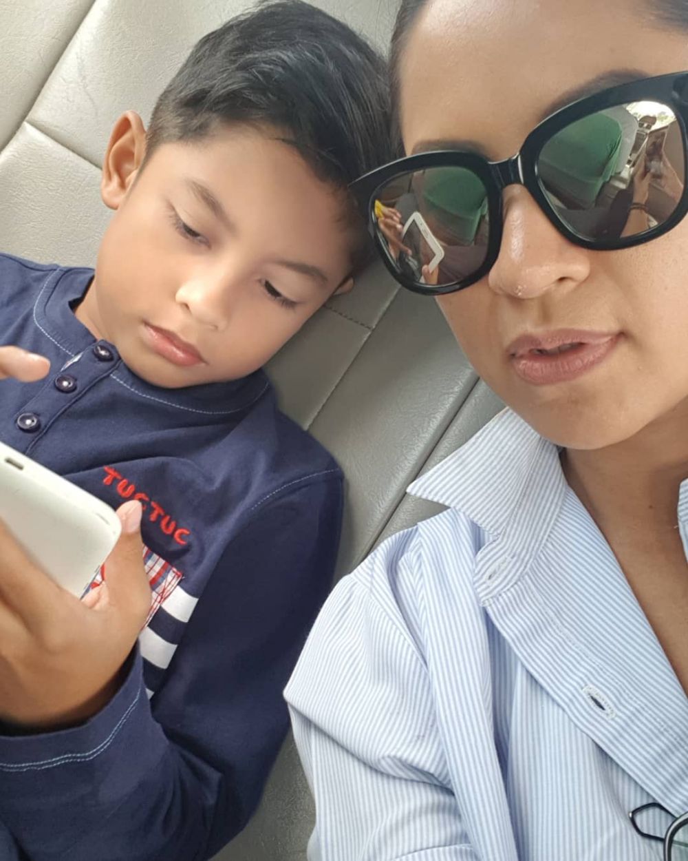 Lengket Semua! 9 Potret Sari Nila dengan Anak Asli Vs di Ikatan Cinta
