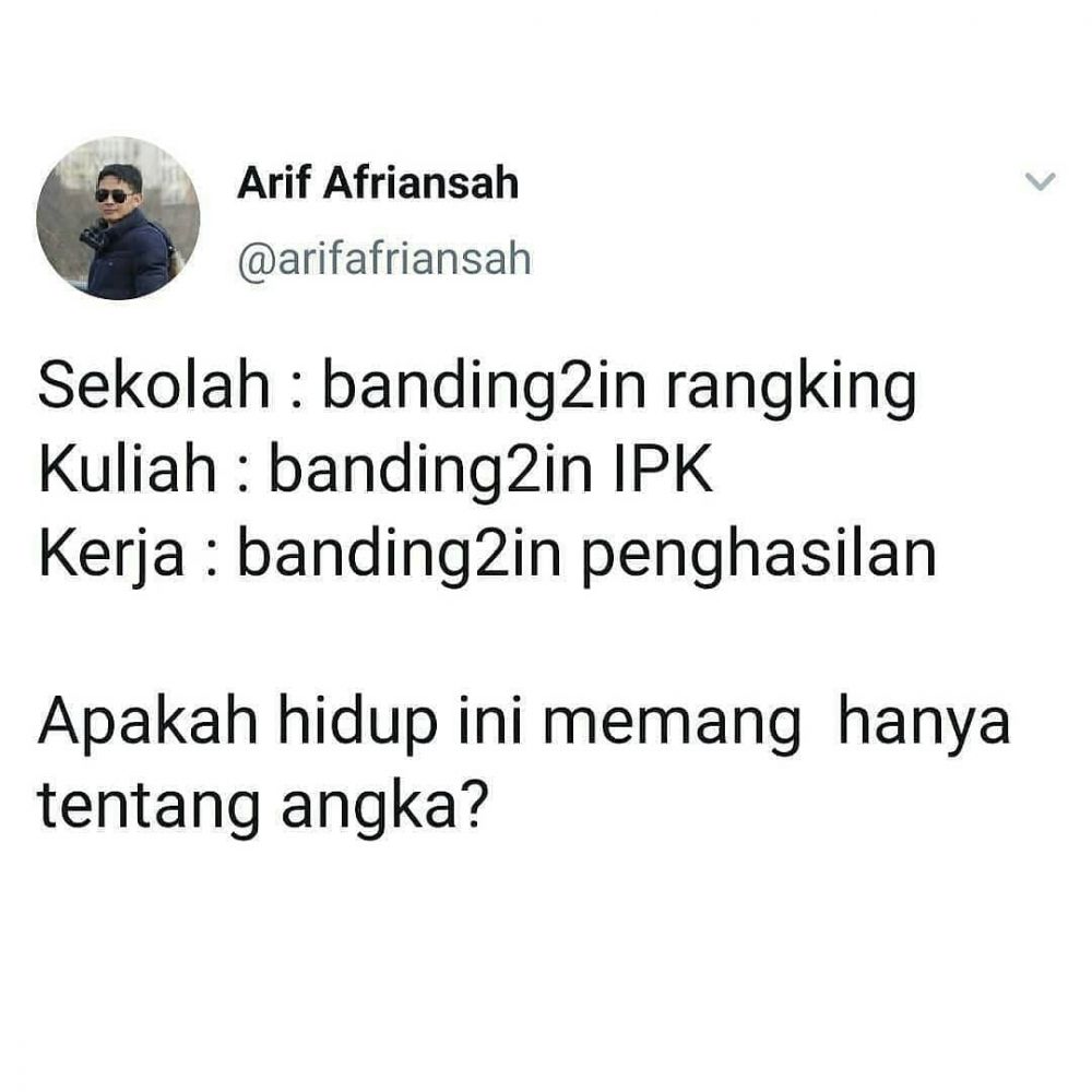 dibanding-bandingkan