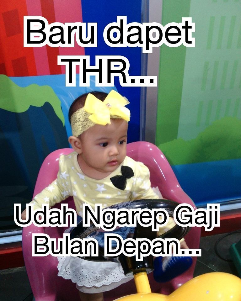 10 Meme Lucu Bocah Minta Jatah THR, Kesempatan Raih Cuan Lebih Banyak